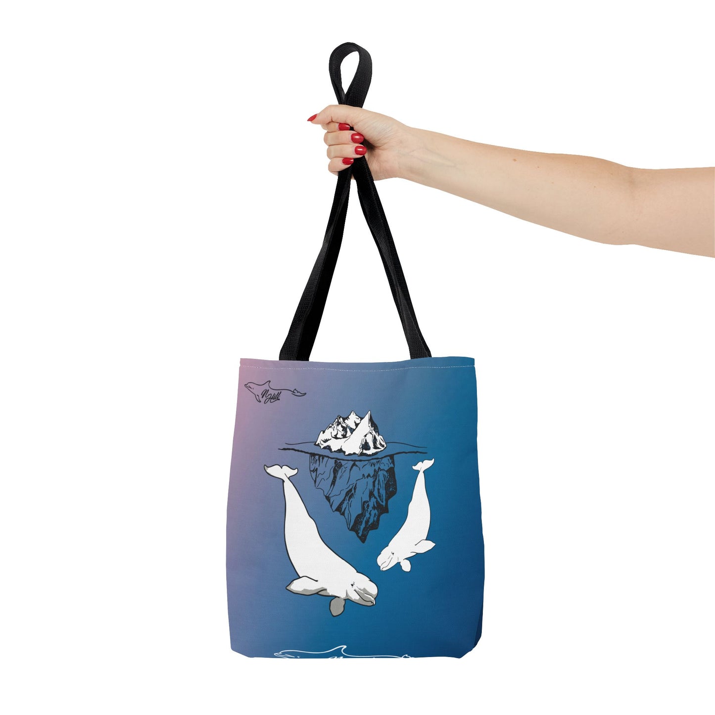 Beluga Whales Tote Bag (AOP)