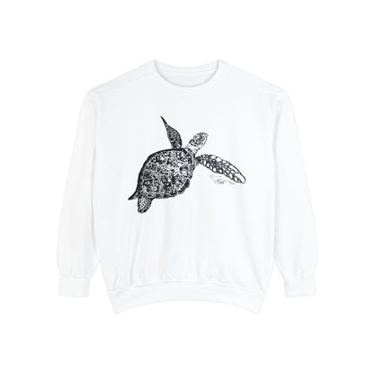 Sea Turtle Unisex Garment-Dyed Sweatshirt