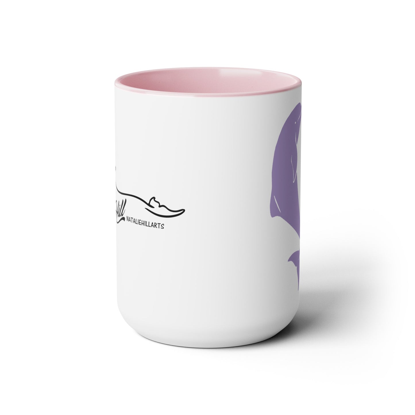 Cancer Research Two-Tone Coffee Mugs, 15oz