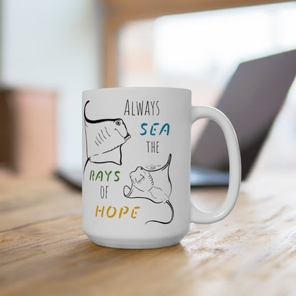 Sting Ray Ceramic Mug 15oz