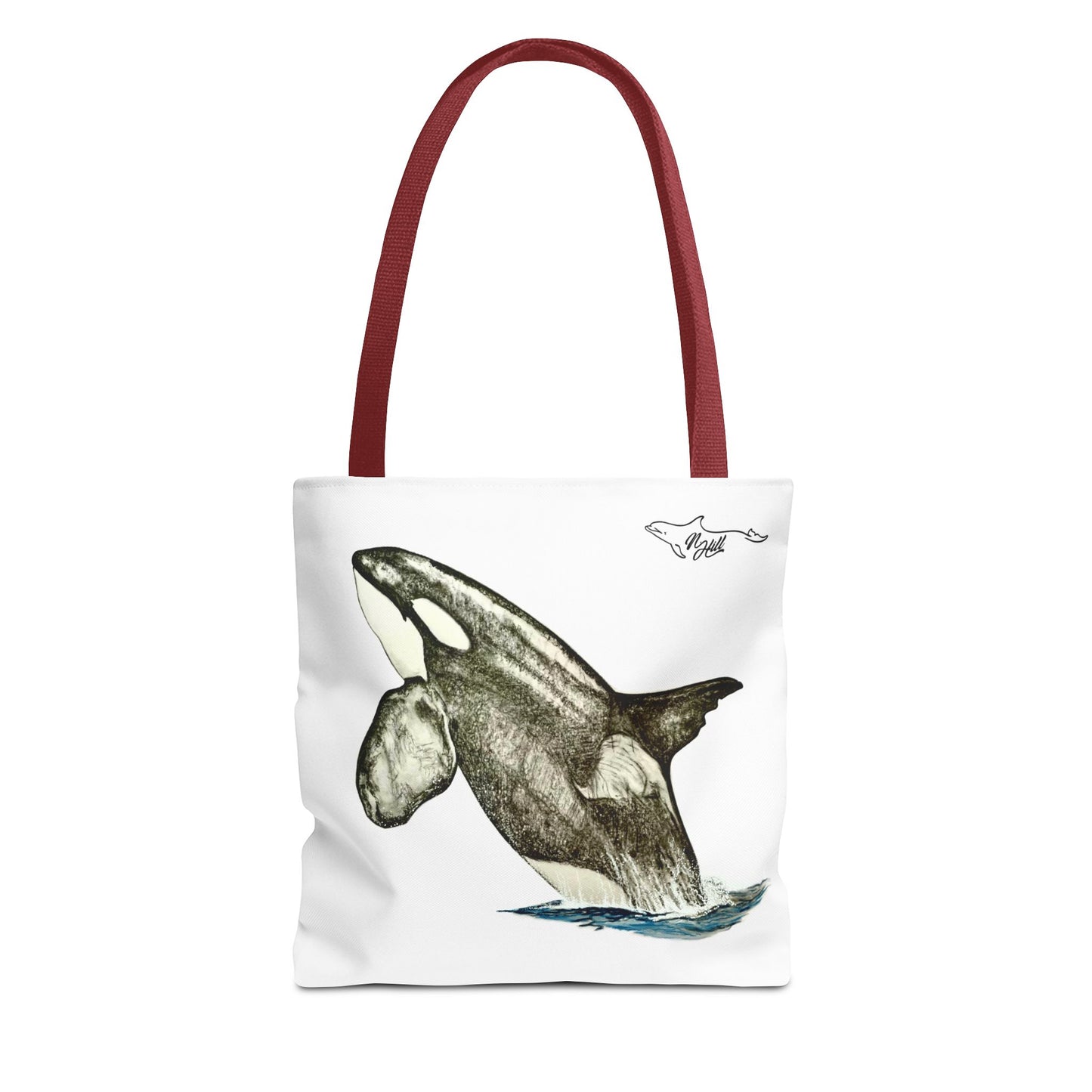 Biggs Killer Whale Chainsaw Tote Bag (AOP)