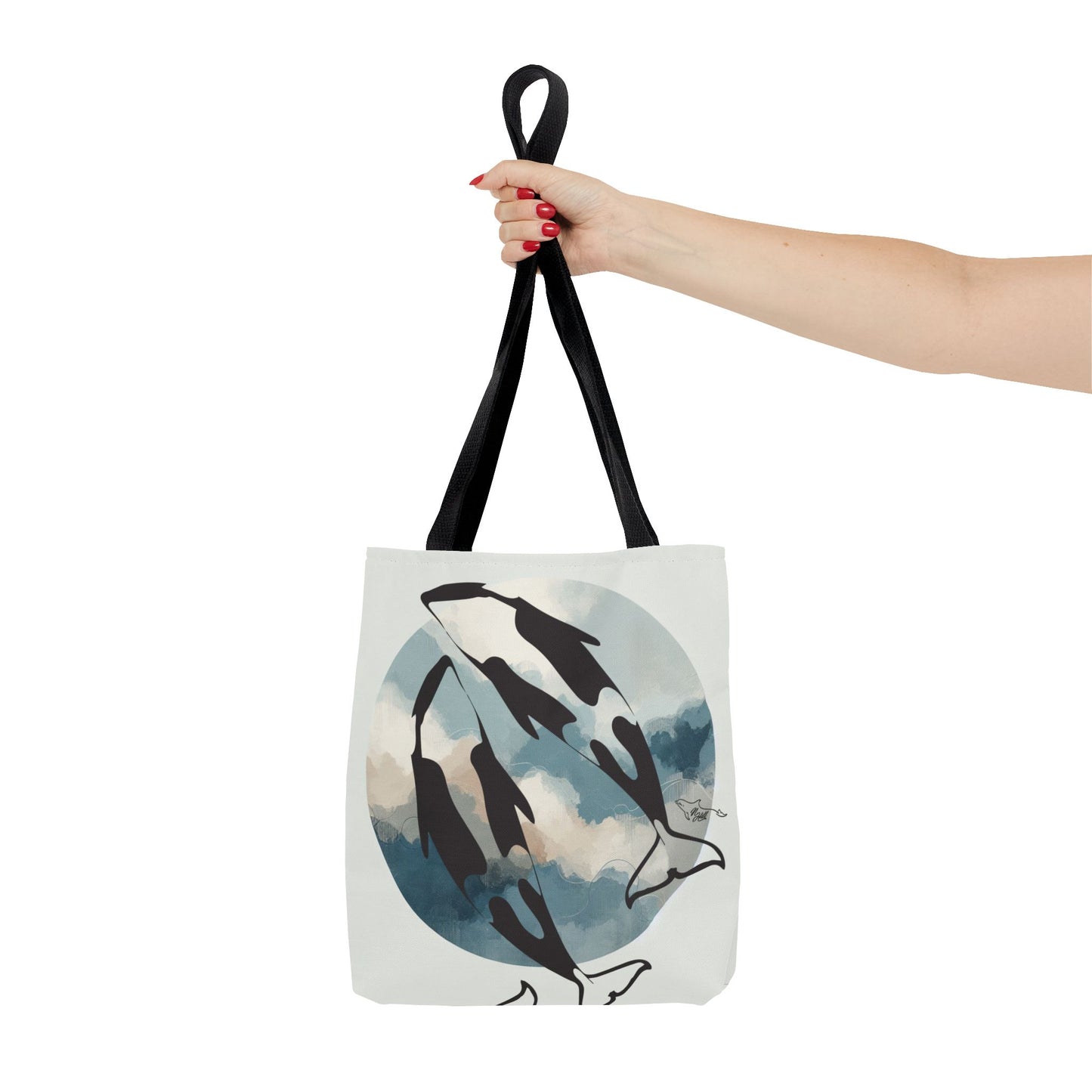 Orcas World Tote Bag (AOP)