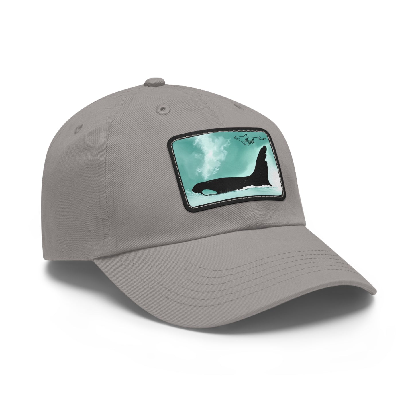 Chainsaw Orca Hat with Leather Patch (Rectangle)