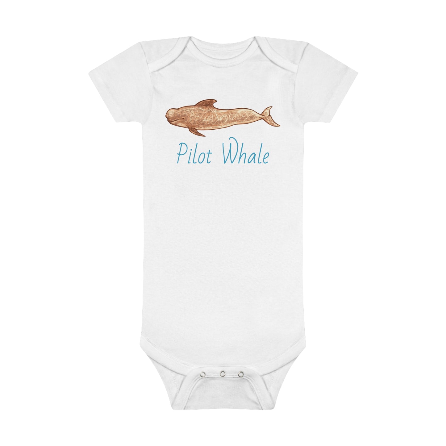 Pilot Whale Onesie® Organic Baby Bodysuit