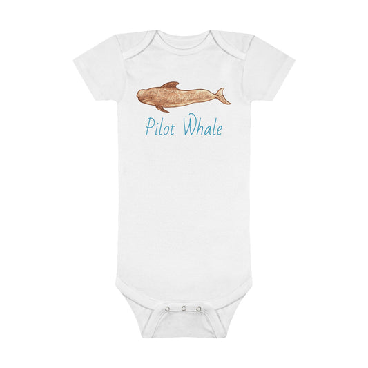 Pilot Whale Onesie® Organic Baby Bodysuit