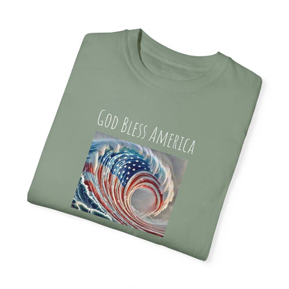 God Bless America Unisex Garment-Dyed T-shirt