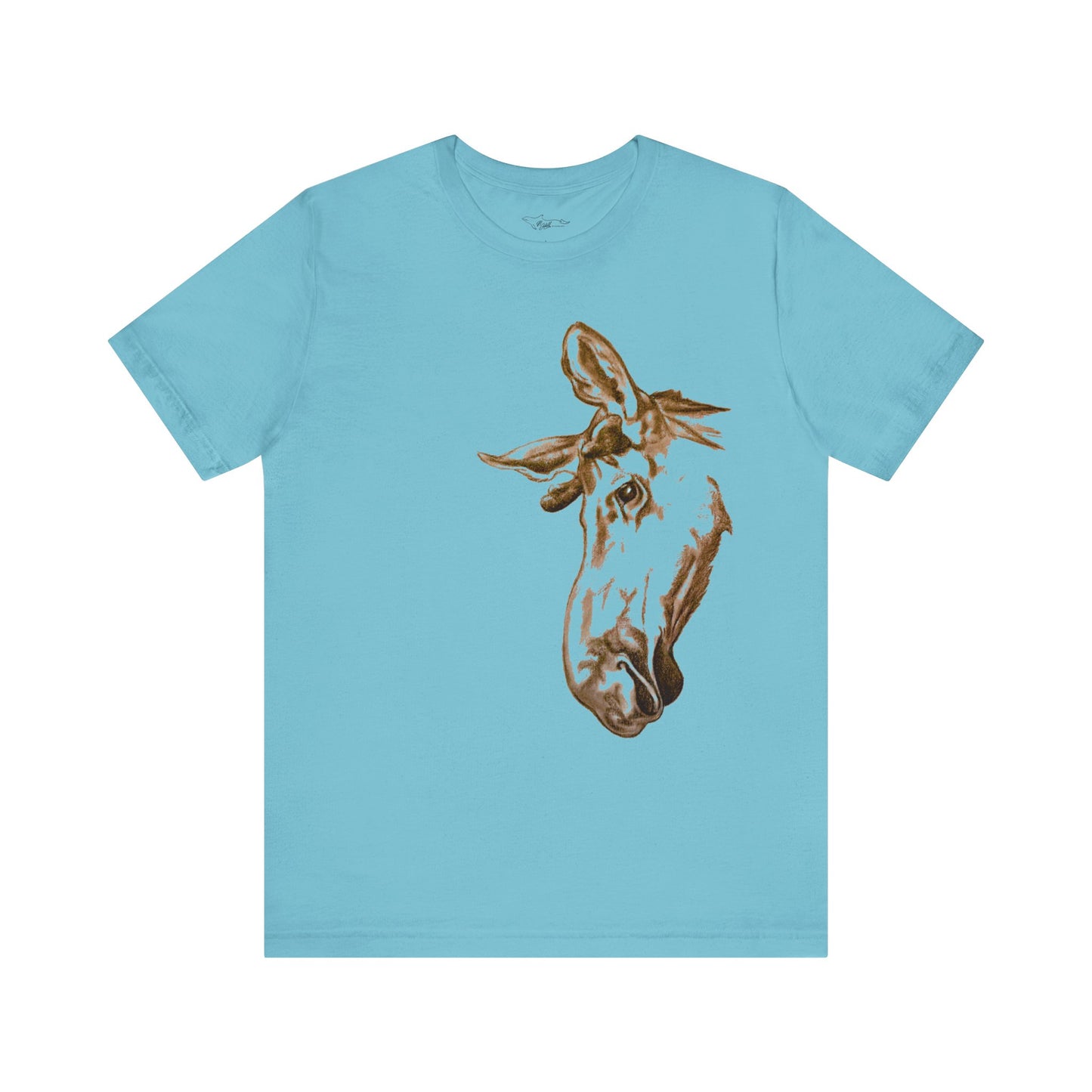 Curious Moose Unisex Jersey Short Sleeve Tee