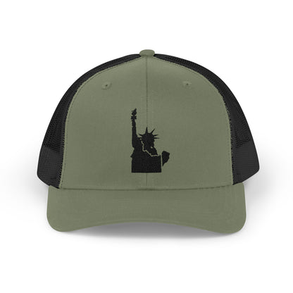 Idaho Statue of Liberty Snapback Trucker Cap