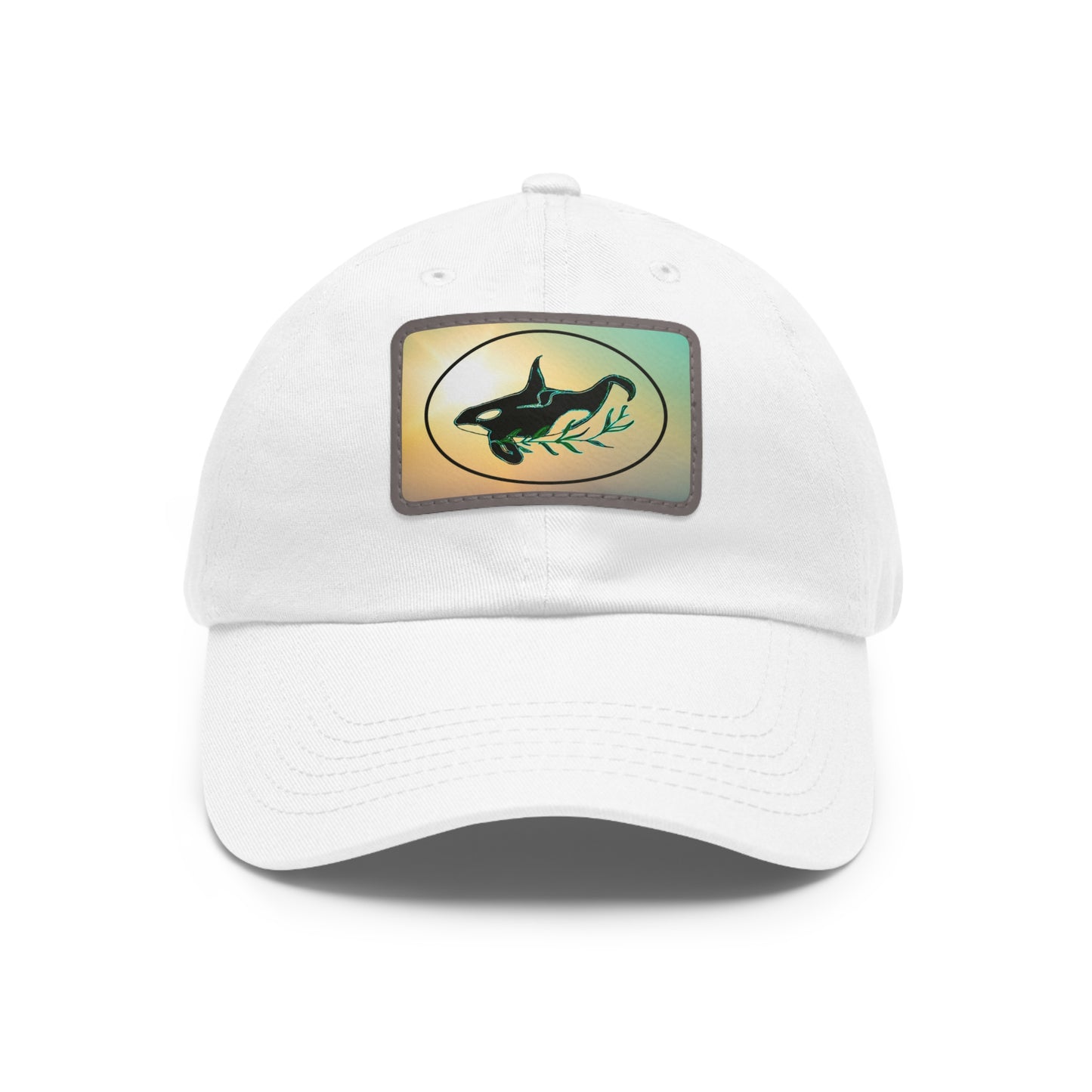 Orca Hat with Leather Patch (Rectangle)