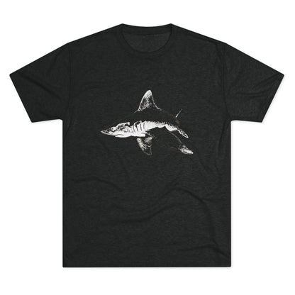 Shark Unisex Tri-Blend Crew Tee