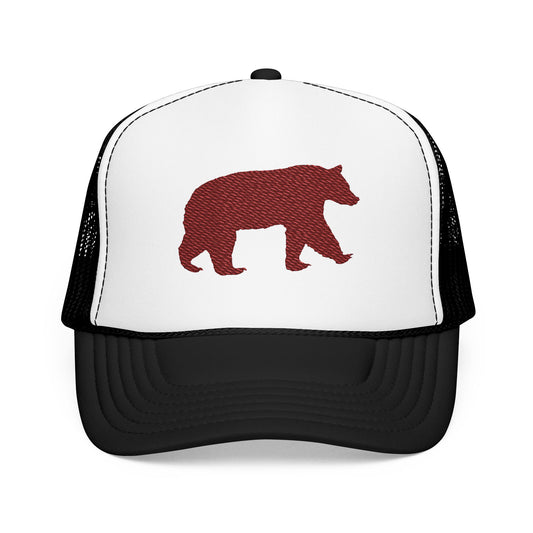 Grizzly Bear Foam Trucker Hat (Embroidery)