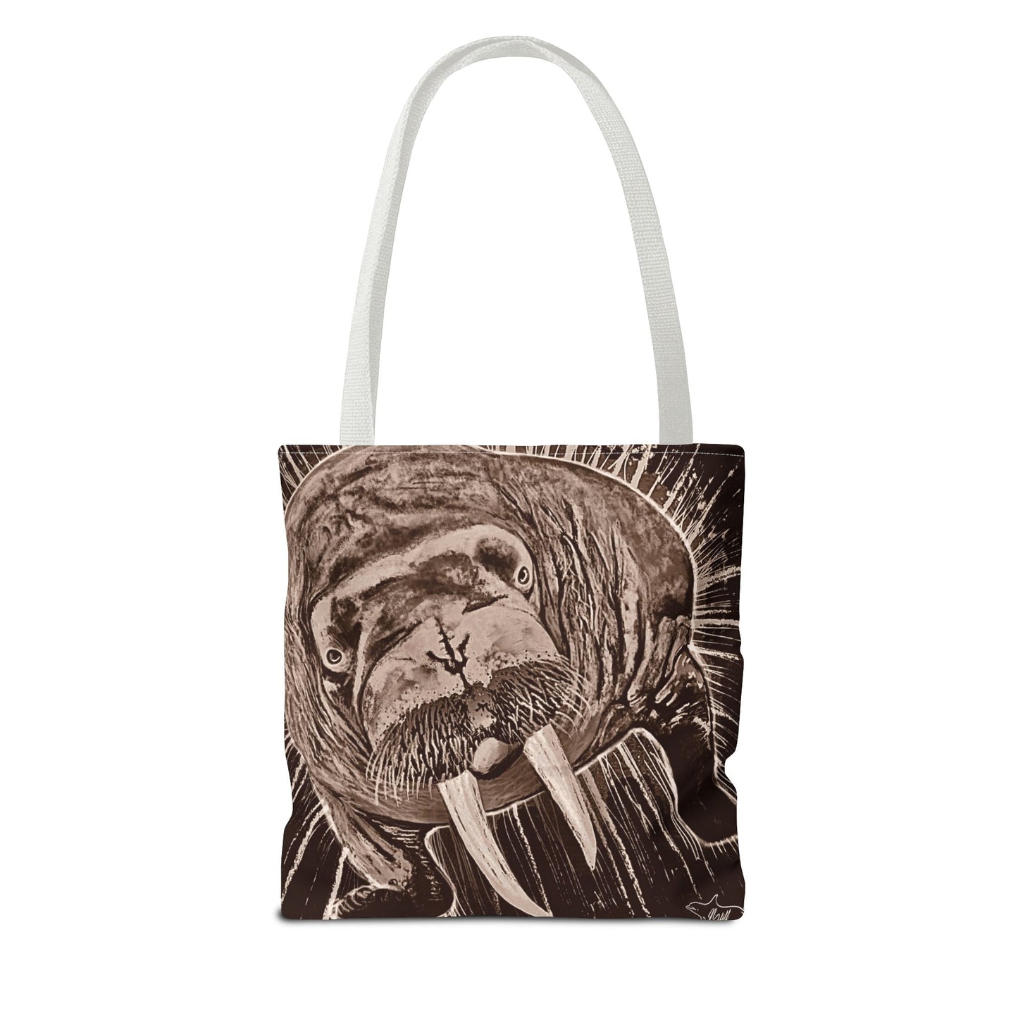 Stellar Walrus Tote Bag (AOP)