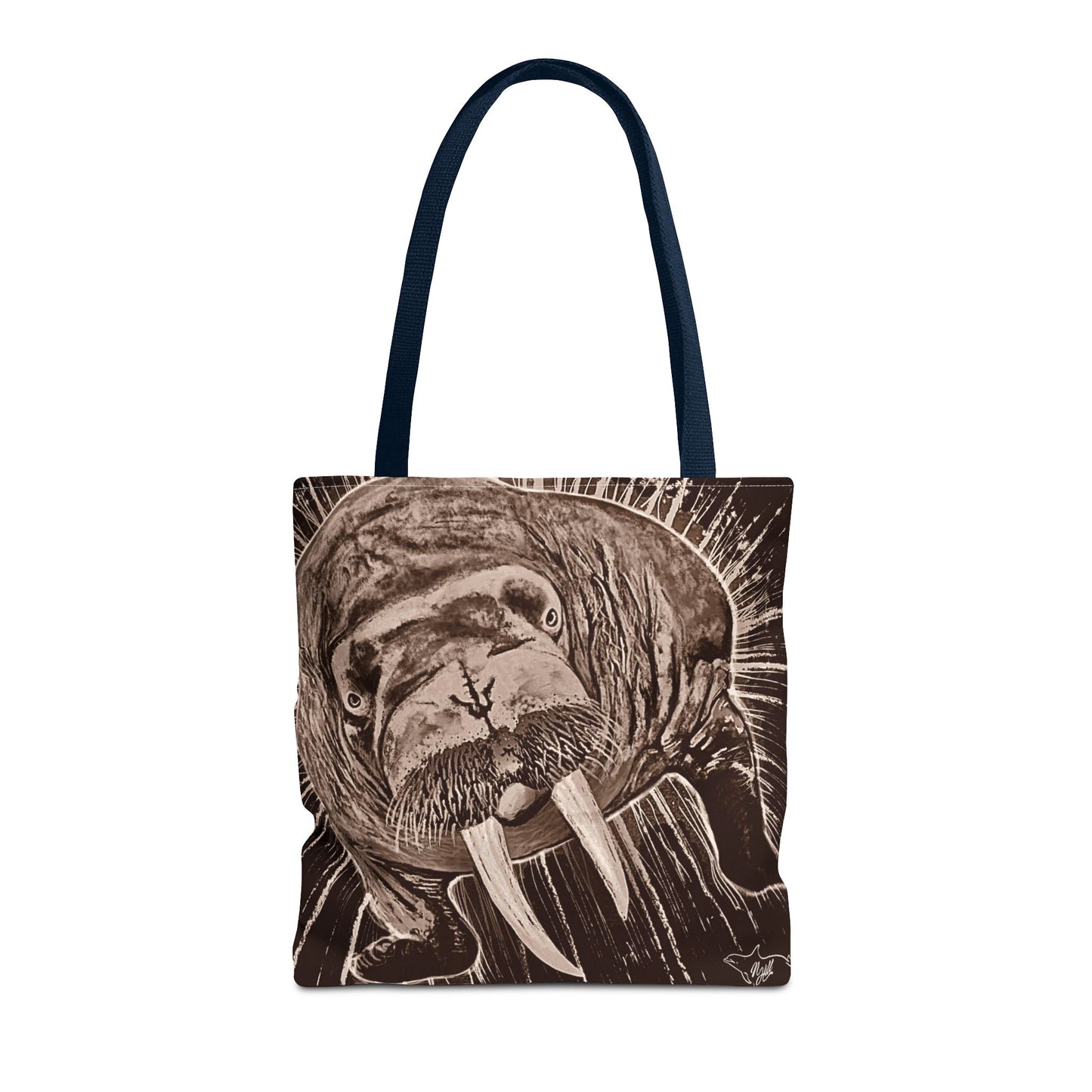 Stellar Walrus Tote Bag (AOP)