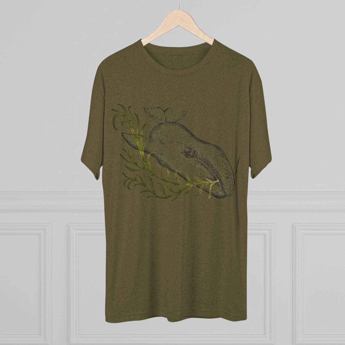 Grey Whale Unisex Tri-Blend Crew Tee