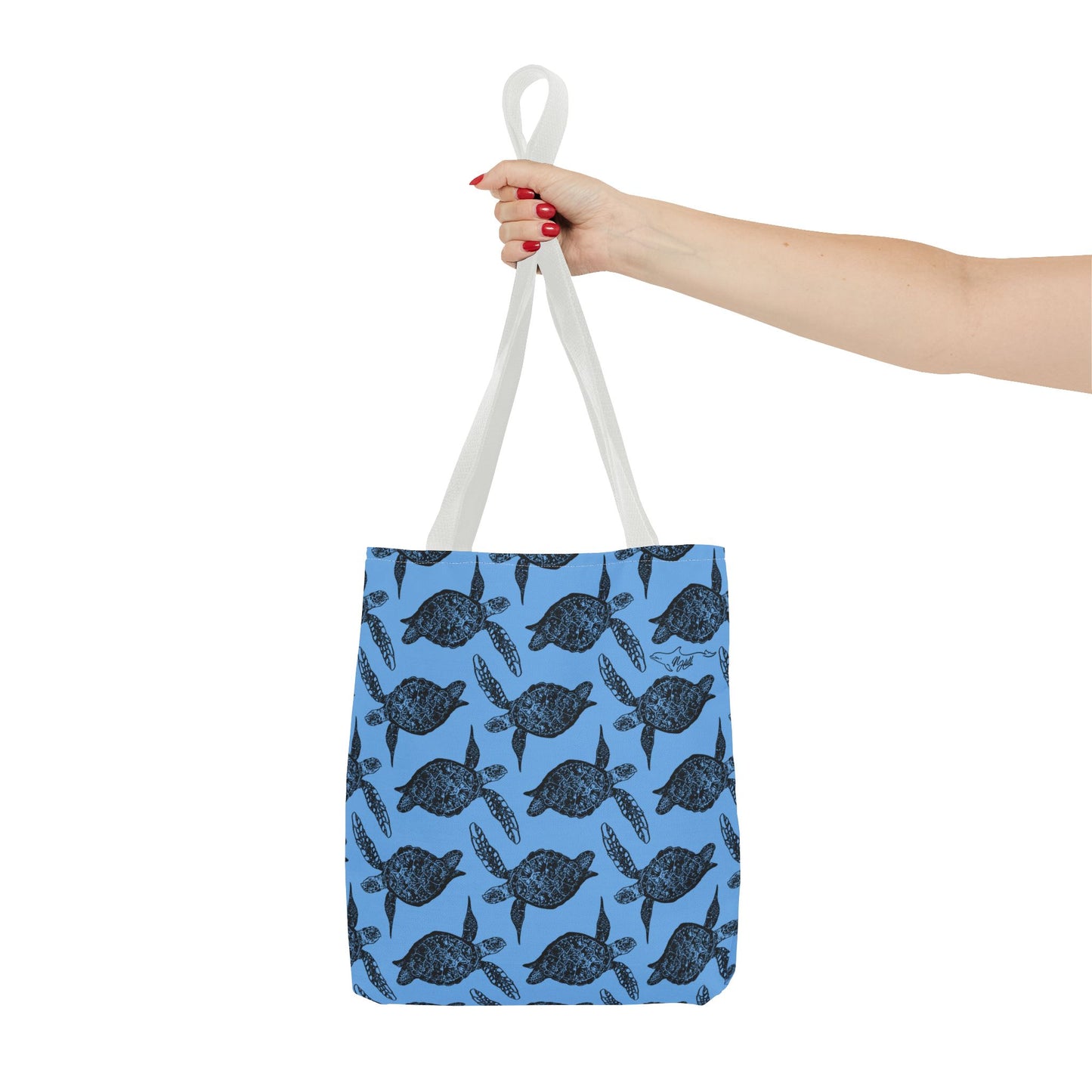 Sea Turtle Tote Bag Blue (AOP)