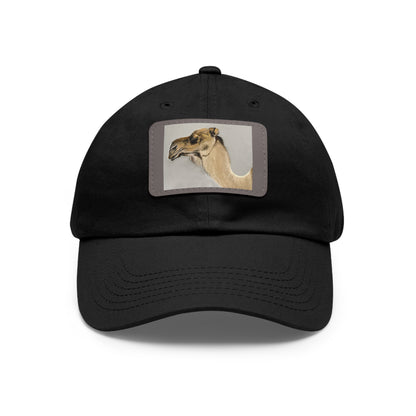 Clyde The Camel Hat with Leather Patch (Rectangle)