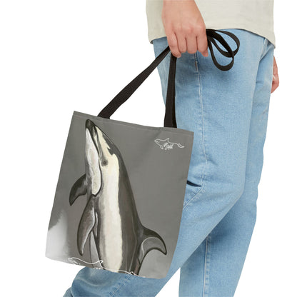 Pacific White Sided Dolphin Tote Bag (AOP)