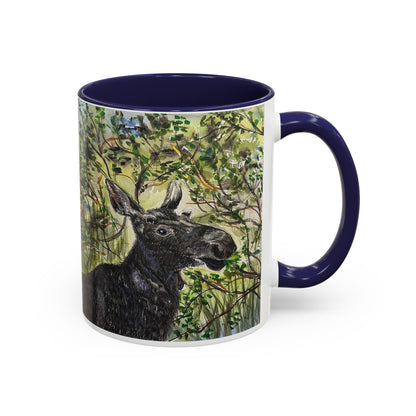 Hidden Springs Moose Accent Coffee Mug 11oz