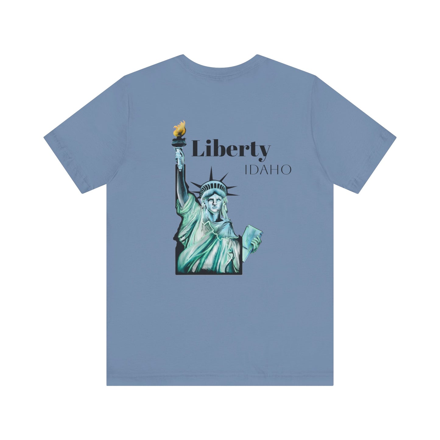 Statue of Liberty Idaho Jersey Short Sleeve Tee