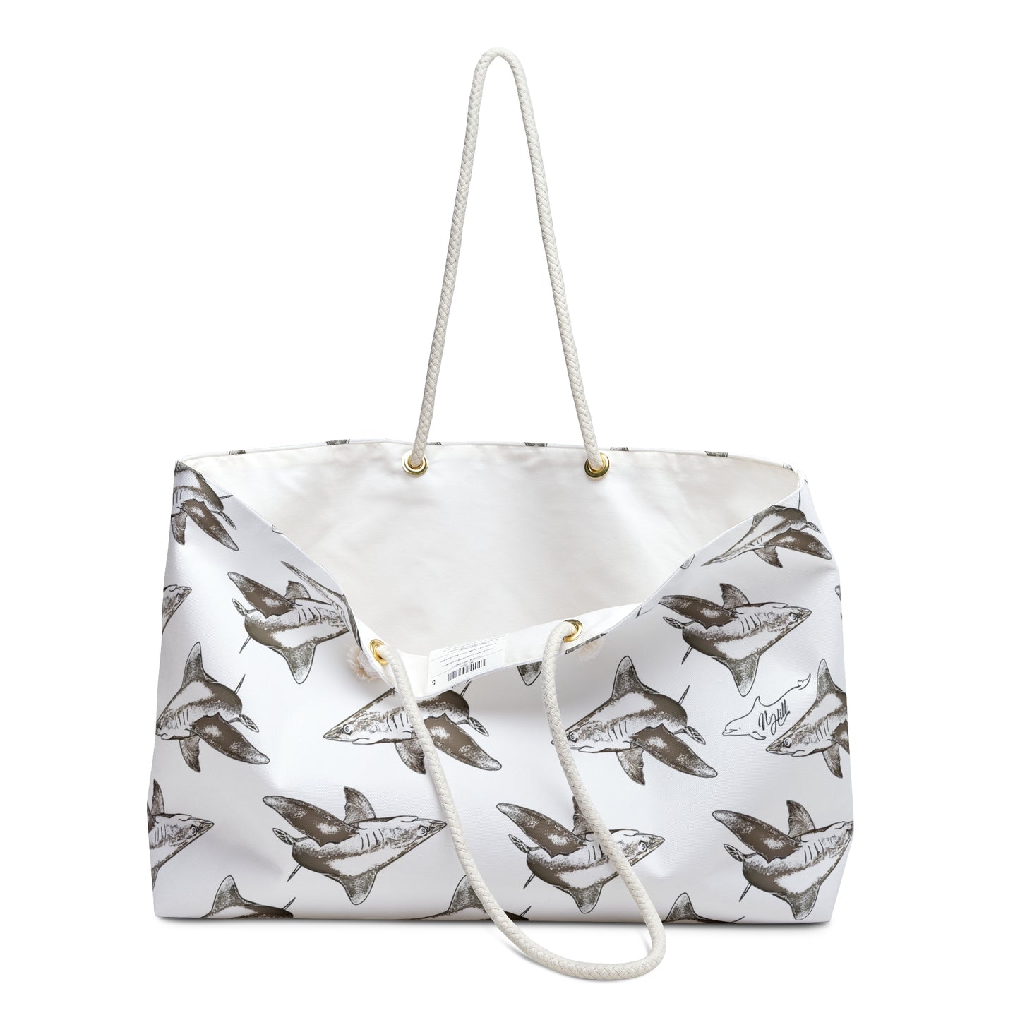 Oceanic Whitetip Shark Weekender Bag