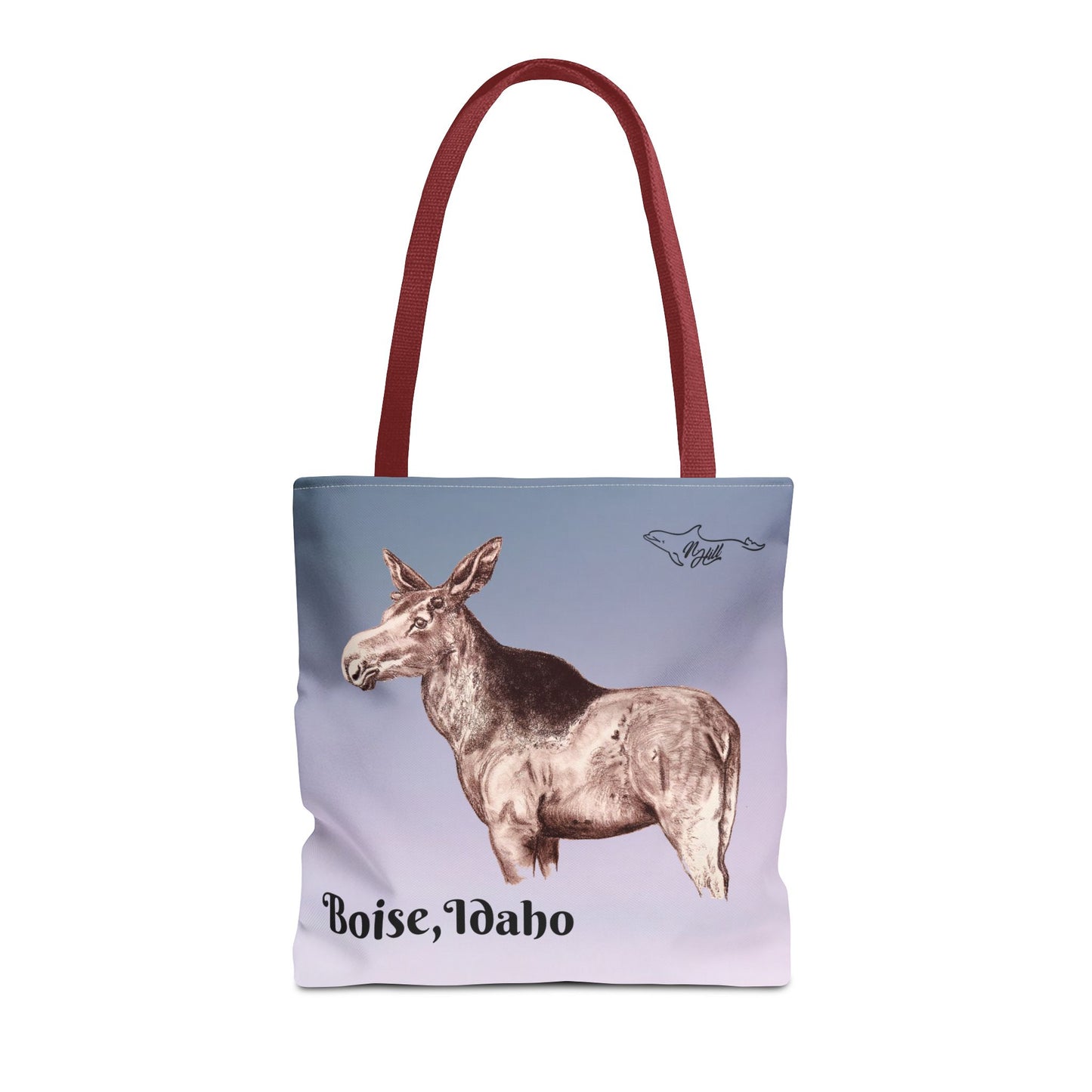 Boise Idaho Moose Tote Bag (AOP)