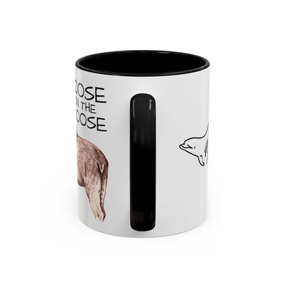 Moose On The Loose Accent Coffee Mug (11, 15oz)