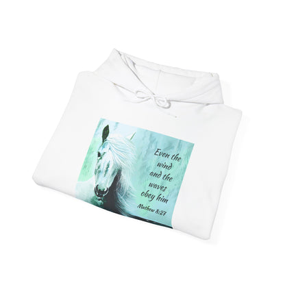Horse Scripture Heavy Blend™ Hooded Sweatshirt