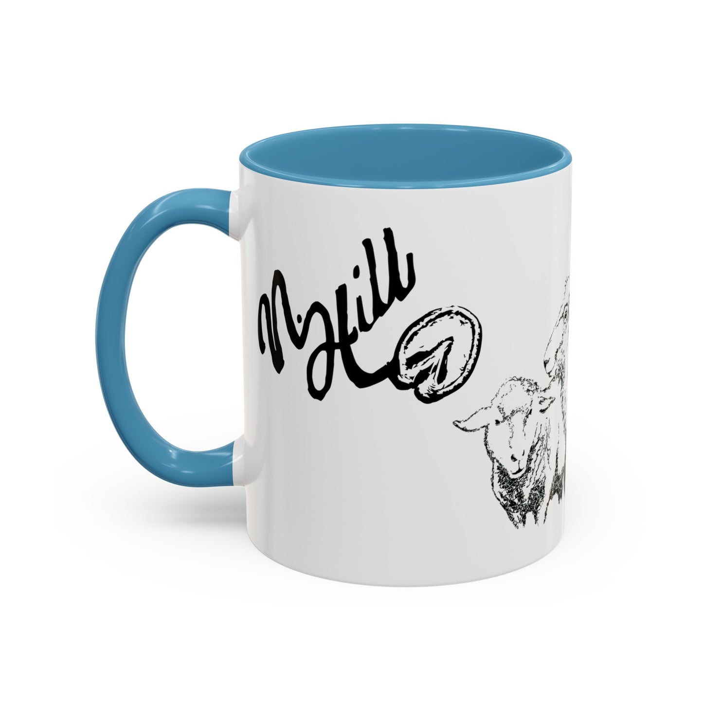 Get In The Heard Sheep Accent Coffee Mug (11, 15oz)