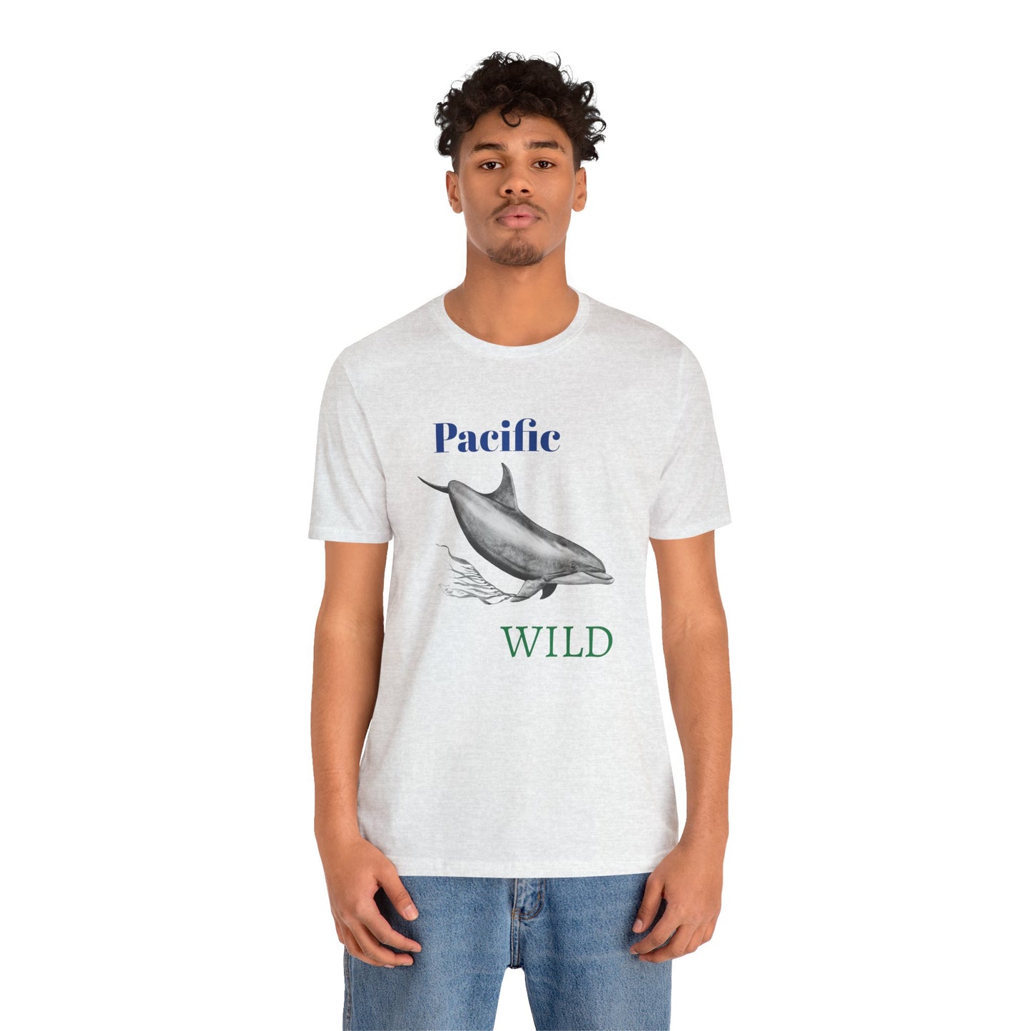 Pacific Wild Dolphin Unisex Jersey Short Sleeve Tee