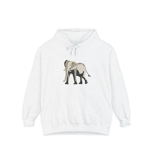 Elephant Unisex Garment-Dyed Hoodie