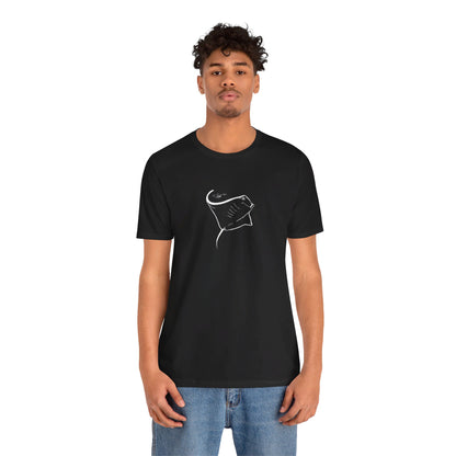 Manta Ray inverted Unisex Jersey Short Sleeve Tee