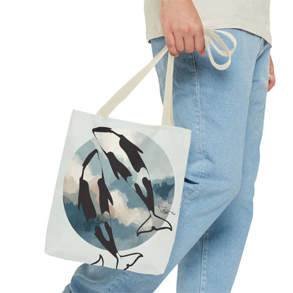 Orcas World Tote Bag (AOP)