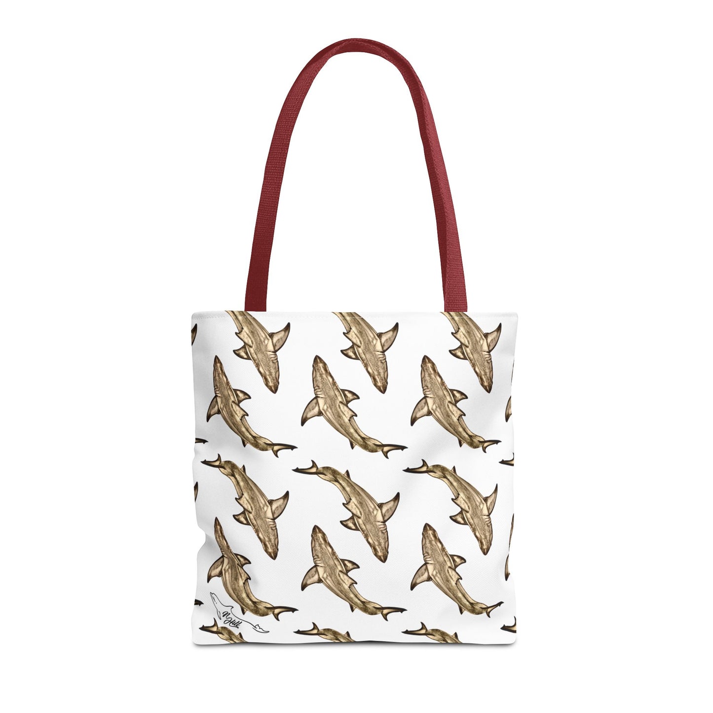 Great White Shark Tote Bag (AOP)