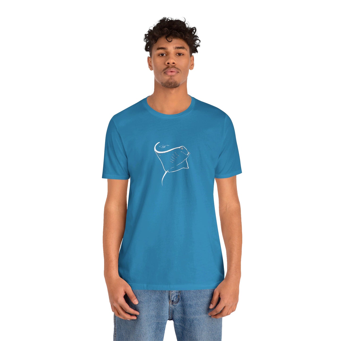 Manta Ray inverted Unisex Jersey Short Sleeve Tee