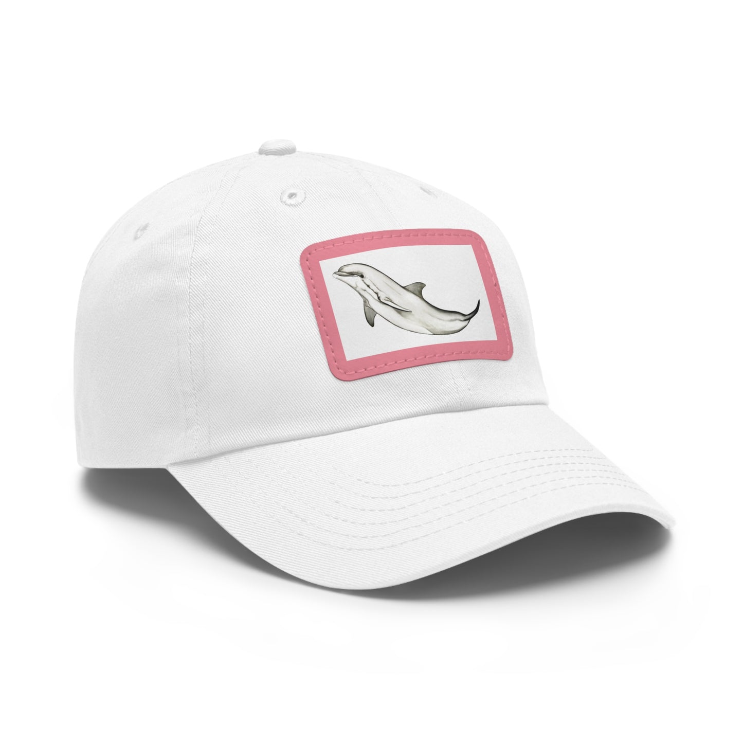 Dolphin Hat with Leather Patch (Rectangle)