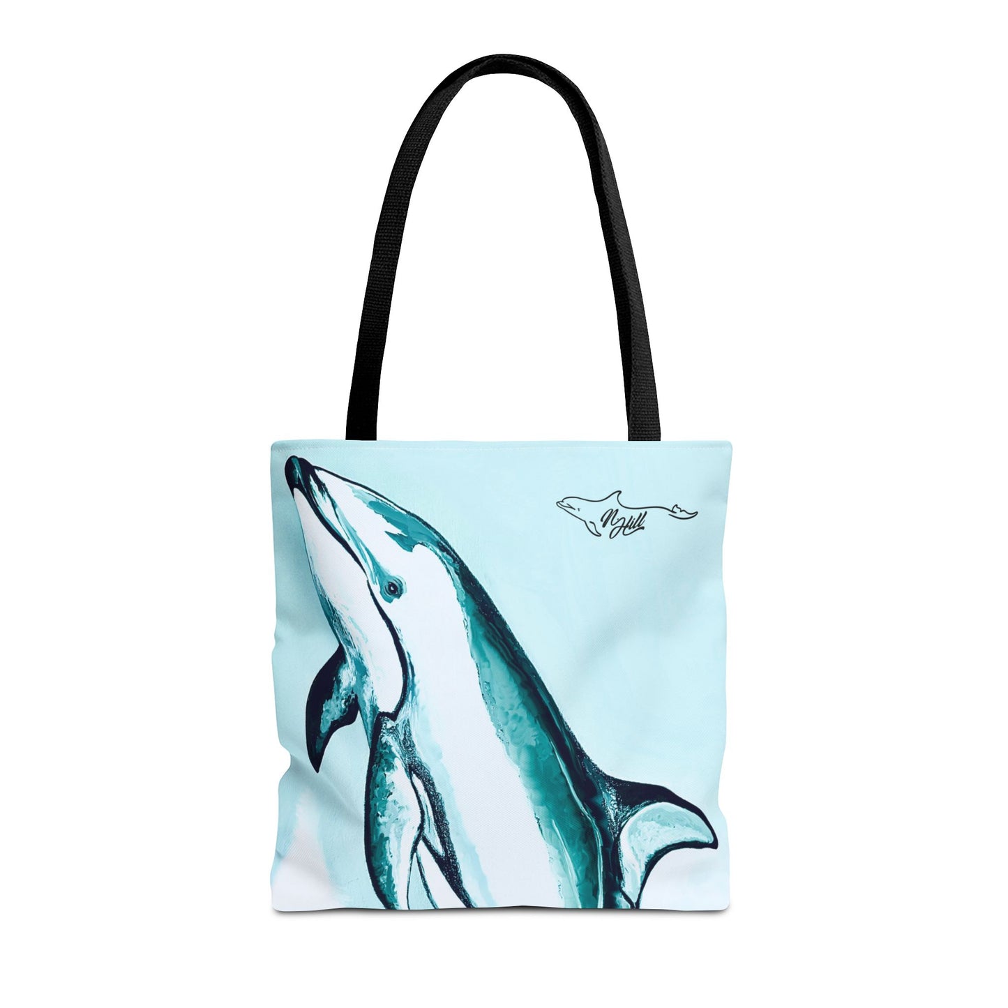 Pacific White Sided Dolphin Tote Bag (AOP)