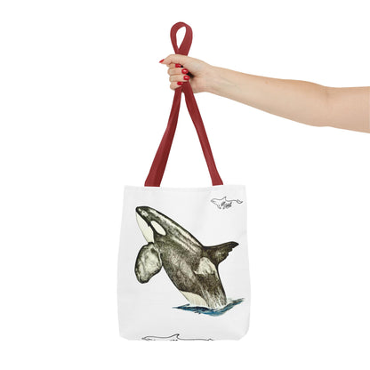 Biggs Killer Whale Chainsaw Tote Bag (AOP)