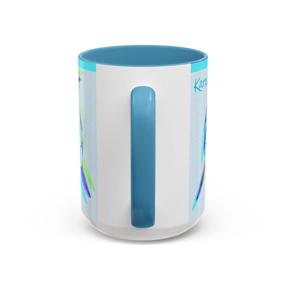 Katina Orca Whale Gestural Accent Coffee Mug (11, 15oz)