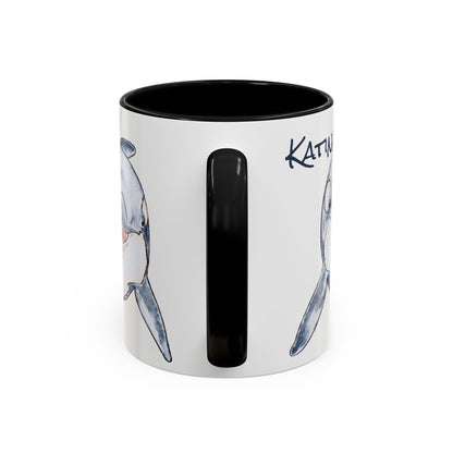 Katina Orca Whale Accent Coffee Mug (11, 15oz)