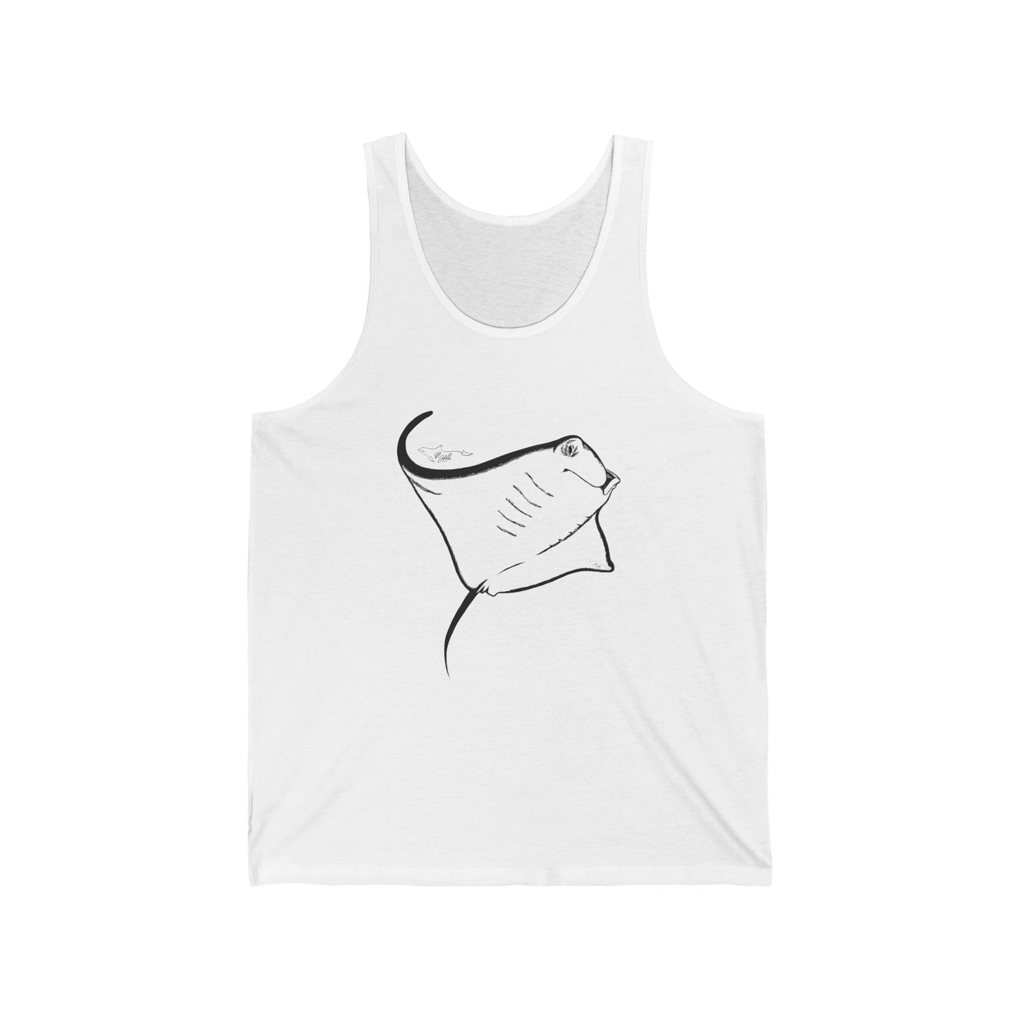 Manta Ray Unisex Jersey Tank