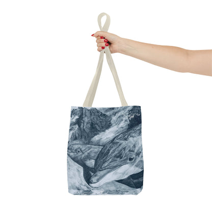 Dolphin Summit Tote Bag (AOP)