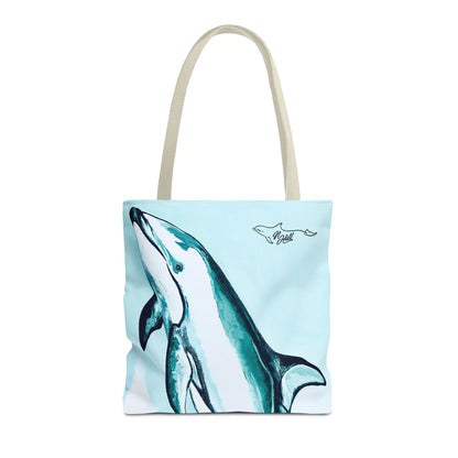 Pacific White Sided Dolphin Tote Bag (AOP)