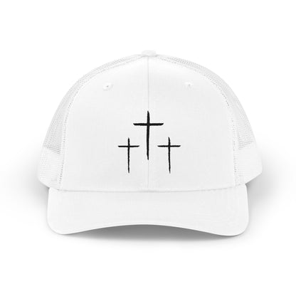 Calvary Cross Snapback Trucker Cap