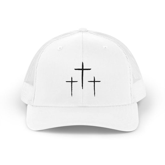 Calvary Cross Snapback Trucker Cap