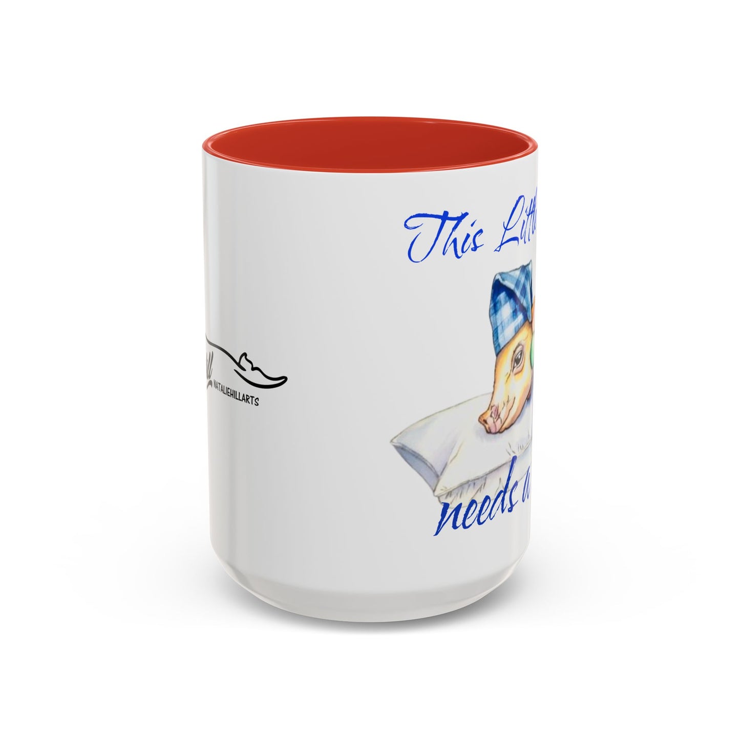 This Little Piggy needs a nap Accent Coffee Mug (11, 15oz)