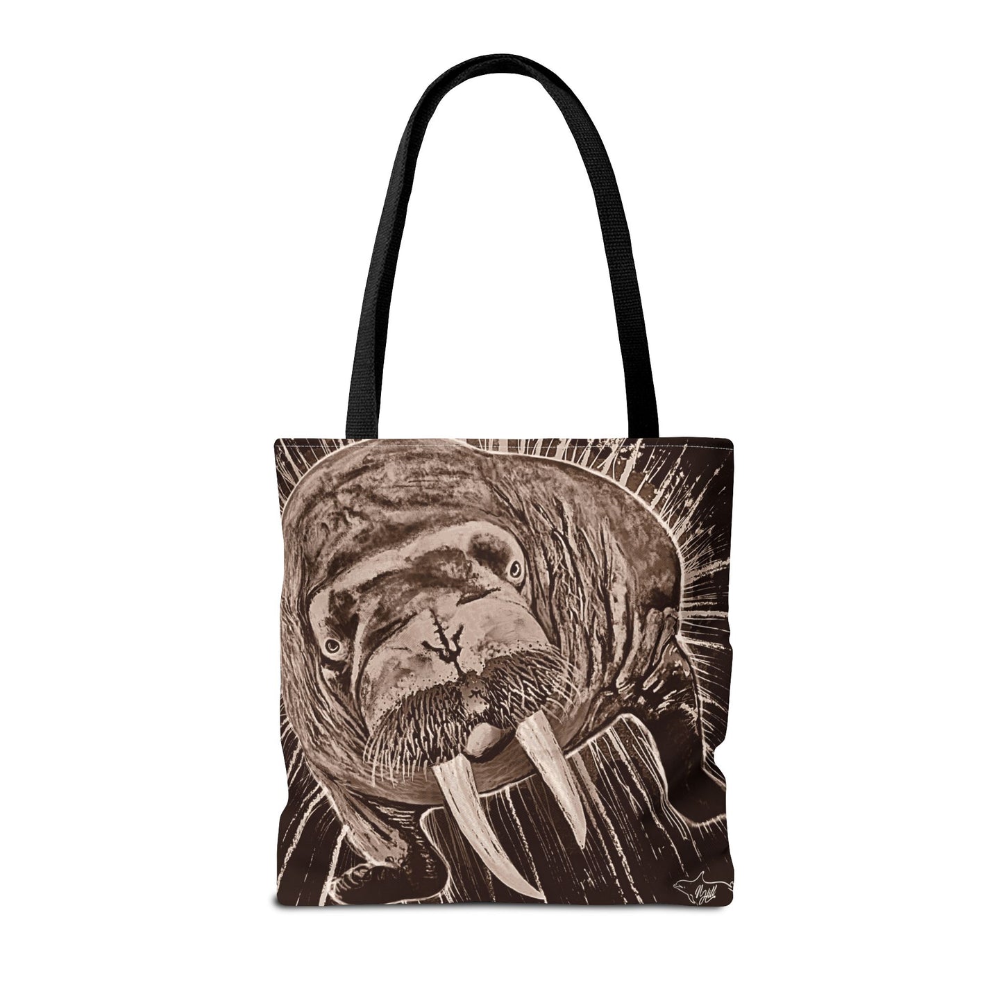 Stellar Walrus Tote Bag (AOP)