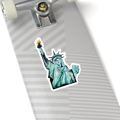 Idaho Statue of Liberty Kiss-Cut Stickers