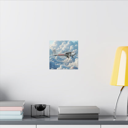 Cessna Airplane Matte Canvas 16" x 20", Stretched, 0.75"
