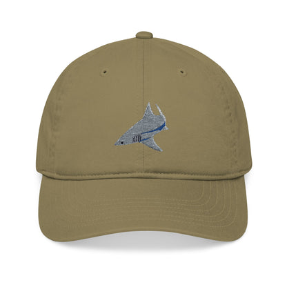 Shark Organic Baseball Cap (Embroidery)