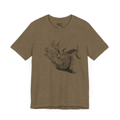 Bugling Elk Unisex Jersey Short Sleeve Tee